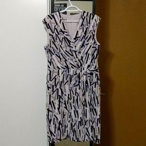 Anne Klein Multicolored Wrap Dress
